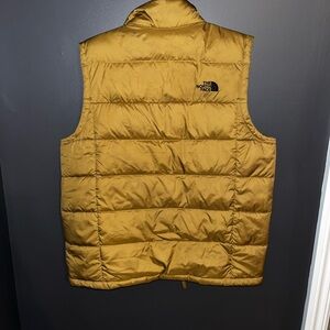 The North Face Mustard Yellow Puffer Vest
